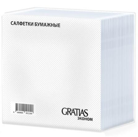 Салфетки бумажные Gratias белые 100 шт., пленка