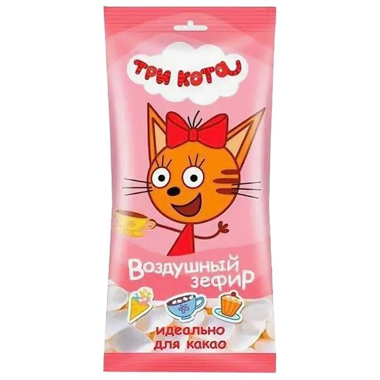 Зефир воздушный Зефирюшки три кота для какао и десертов 15 гр., флоу-пак