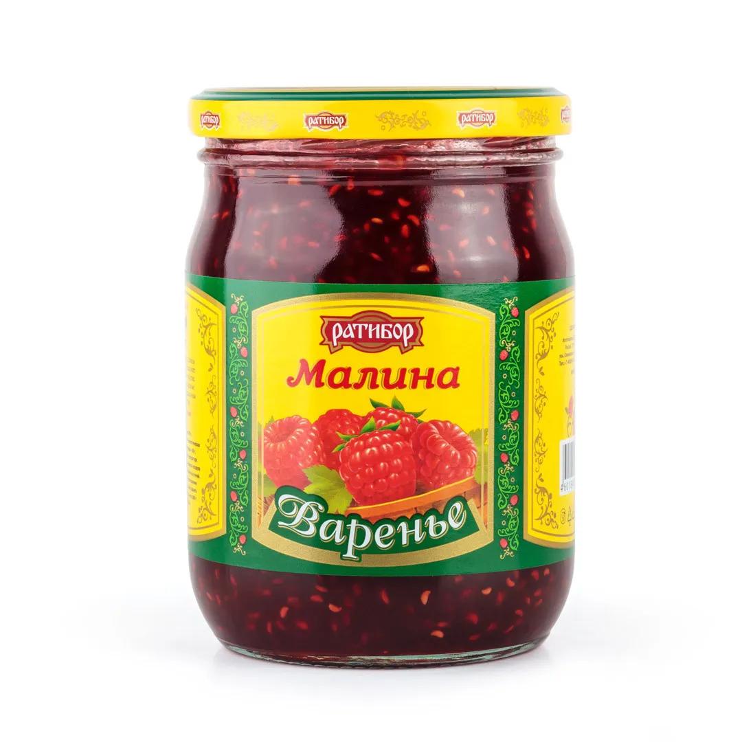 Варенье Ратибор малина, 680 гр., стекло