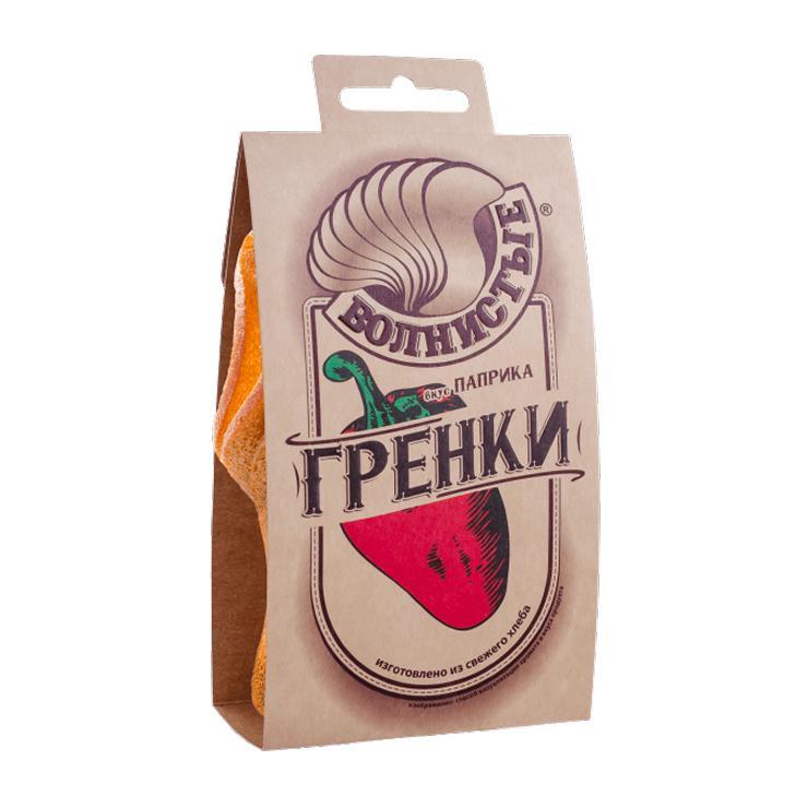 Гренки Волнистые с паприкой 75 гр., пакет