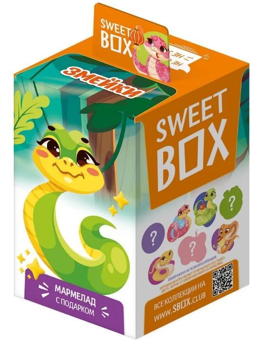 Мармелад Sweet Box Змейки с игрушкой 10 гр., картон