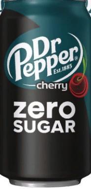 Напиток газированный Dr. Pepper Cherry ZERO 355 мл., ж/б