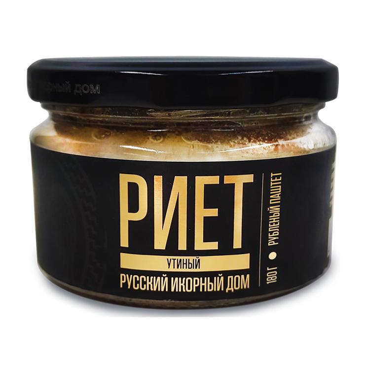 Риет Русский икорный дом утиный рубленый паштет 180 гр., стекло