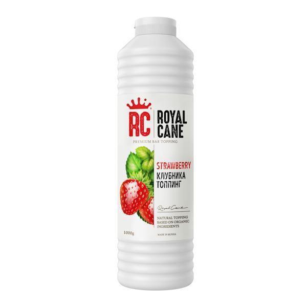 Топпинг Royal Cane Клубника 1 кг., ПЭТ