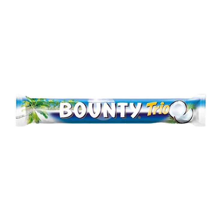 Шоколадный батончик Bounty Trio 82.5 гр., флоу-пак