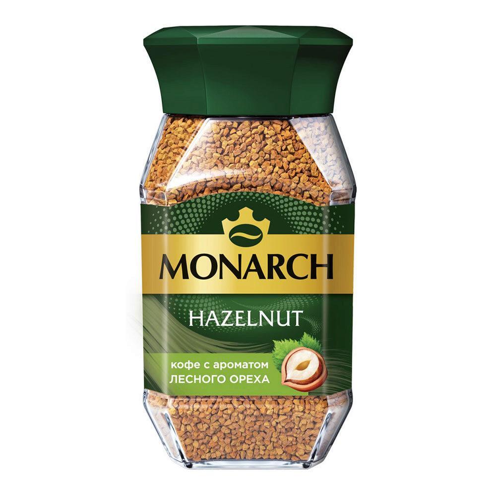 Кофе MONARCH Hazelnut Лесной орех растворимый 95 гр., стекло