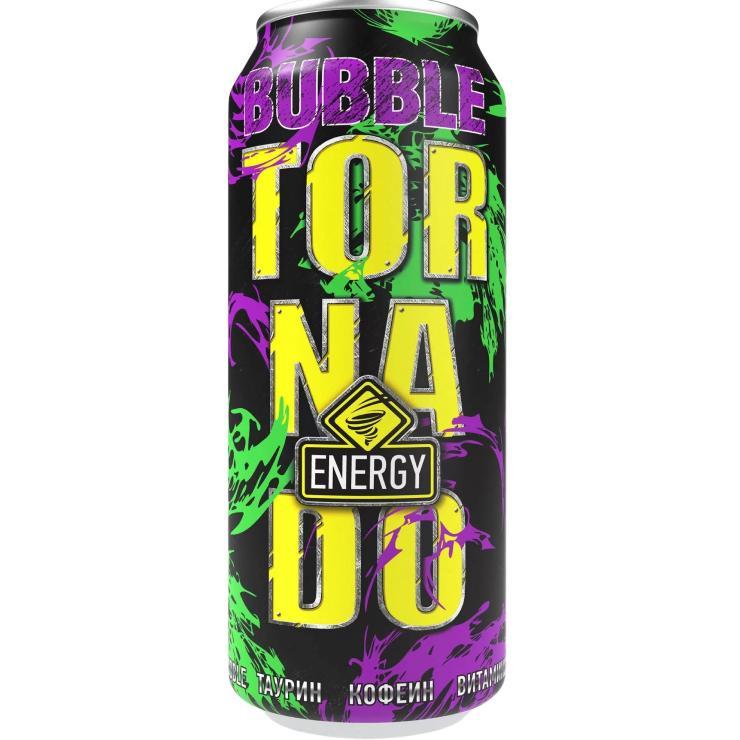 Напиток энергетический Tornado Energy Bubble 450 мл., ж/б