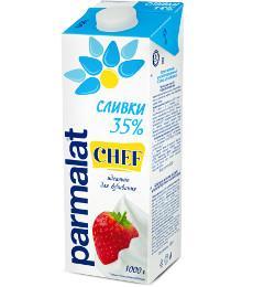 Сливки 35% Parmalat, 1 л., тетра-пак