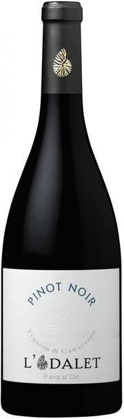 Вино L'Odalet Pinot Noir, Pays d'Oc 12,5% красное сухое, 750 мл., стекло