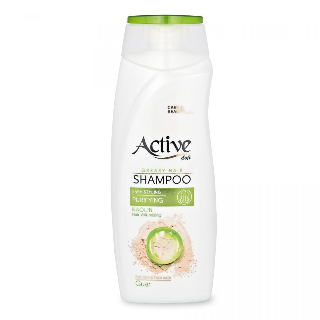 Шампунь Active Care & Beauty для объема волос с каолином и гуаром 350 мл., флакон