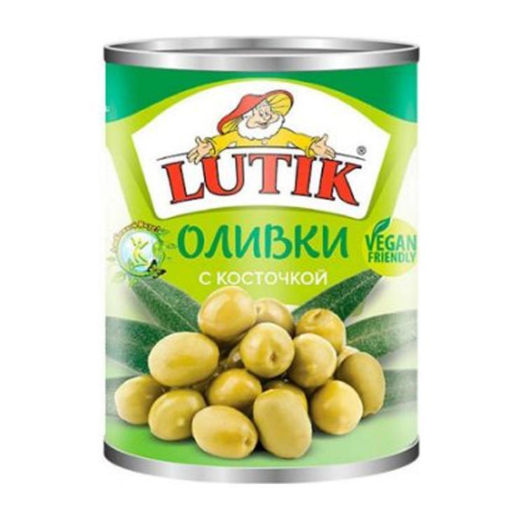 Оливки Lutik с косточкой 280 мл., ж/б