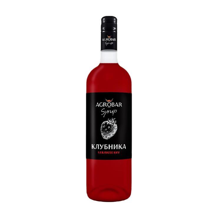 Сироп Agrobar Strawberry клубника 1 л., стекло