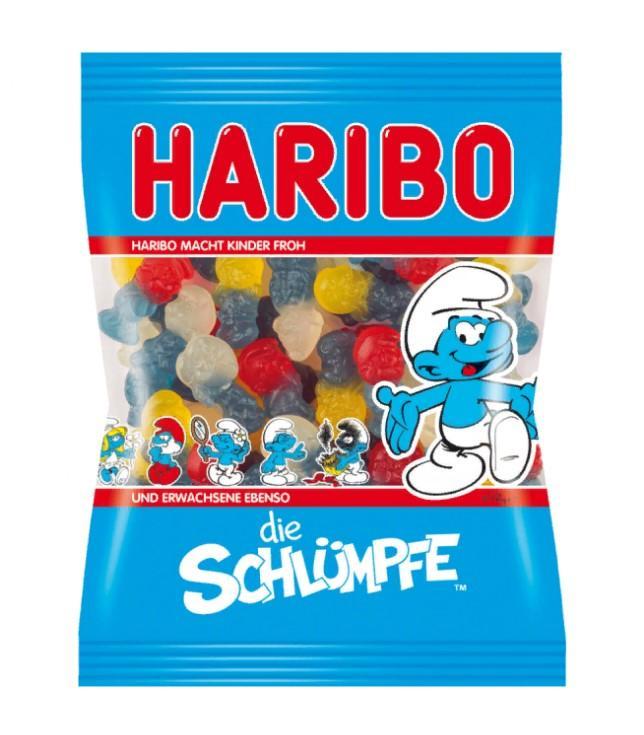 Жевательный мармелад Haribo Schlumpfe Смурфики 175 гр., флоу-пак