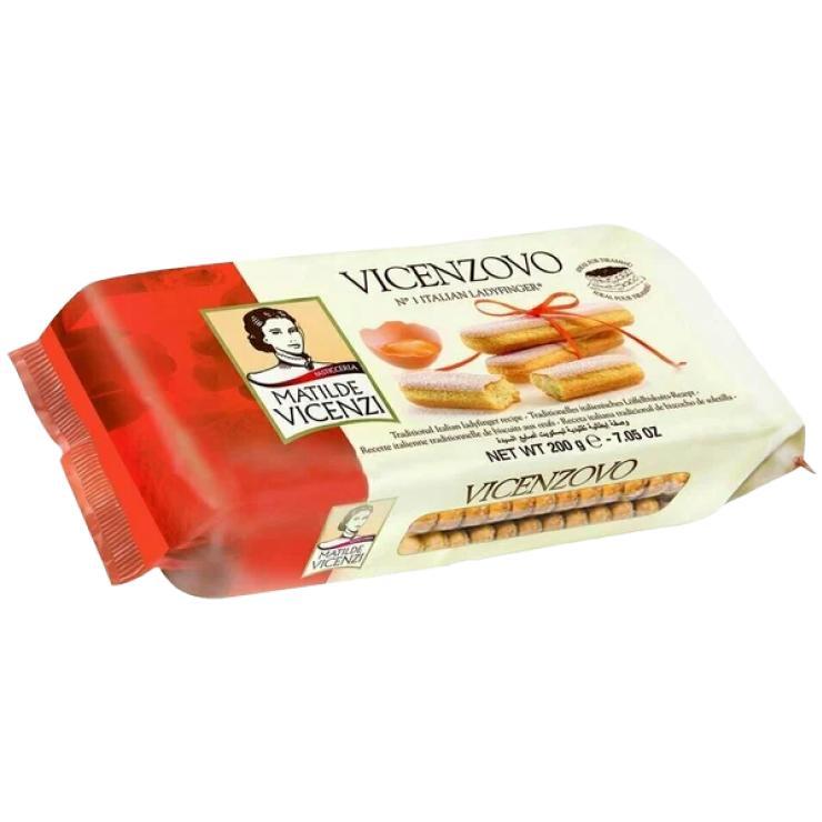 Палочки Matilde Vicenzi Vicenzovo с сахарной помадкой со вкусом клубники 200 гр., флоу-пак