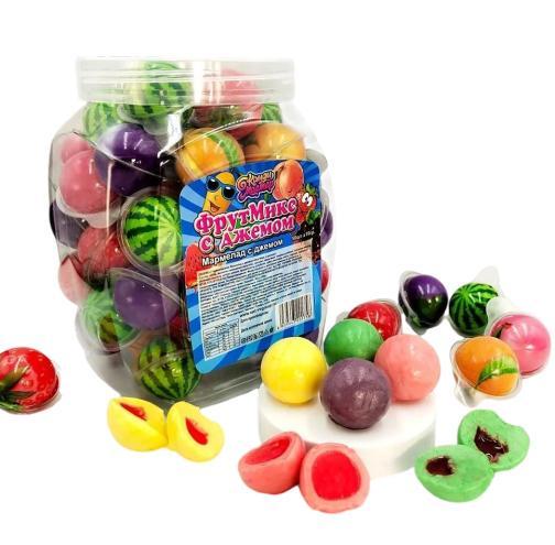 Мармелад жевательный Канди Мастер ФрутМикс с джемом 10 гр., ПЭТ