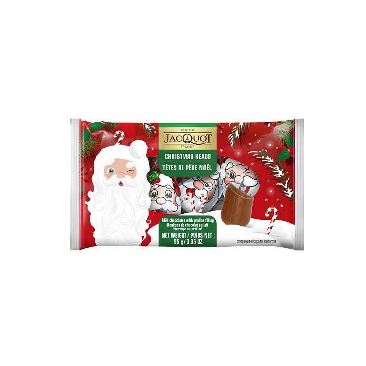 Фигурки шоколадные JACQUOT с начинкой пралине 95 гр., флоу-пак