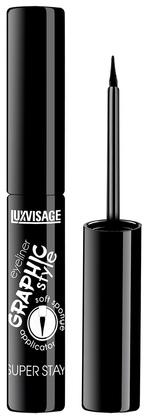 Подводка для глаз Luxvisage Graphic style Super Stay черная
