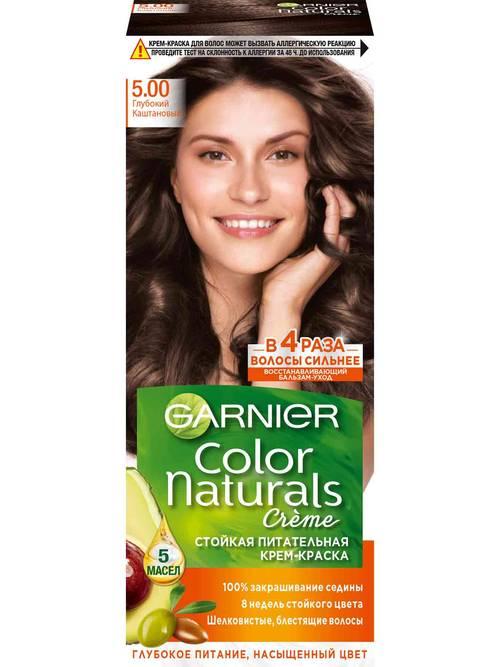 Краска для волос Garnier color naturals 5 светлый каштан 110 мл., картон