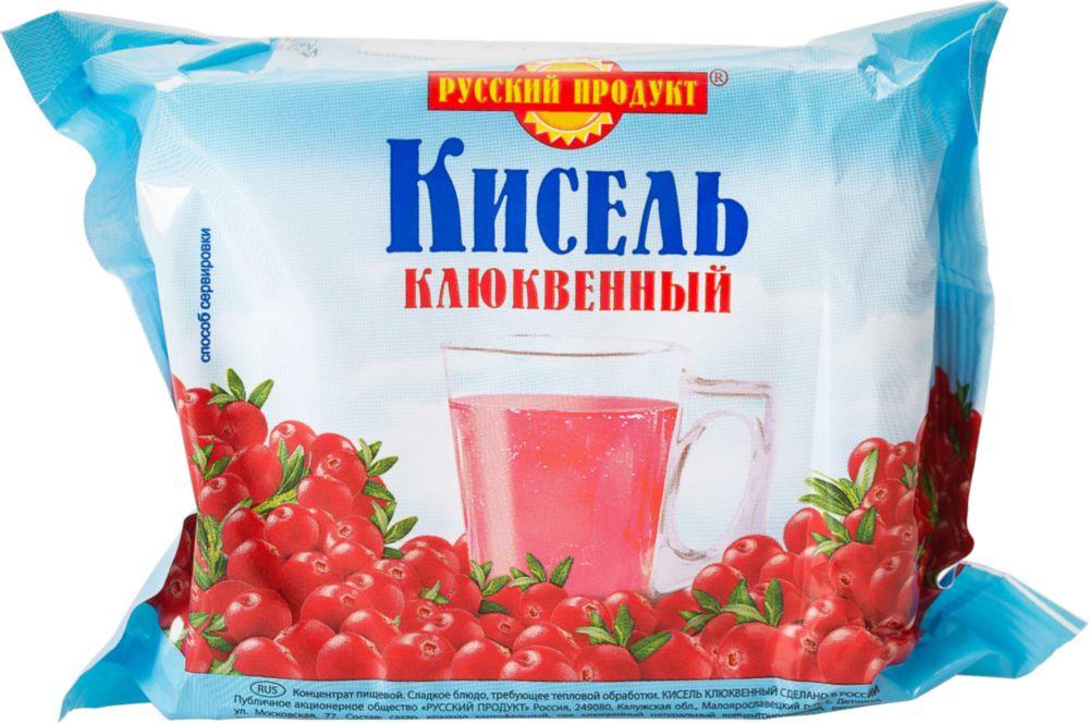 Кисель Русский Продукт клюквенный 190 гр., флоу-пак