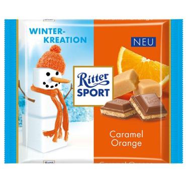 Шоколад Ritter Sport карамель апельсин