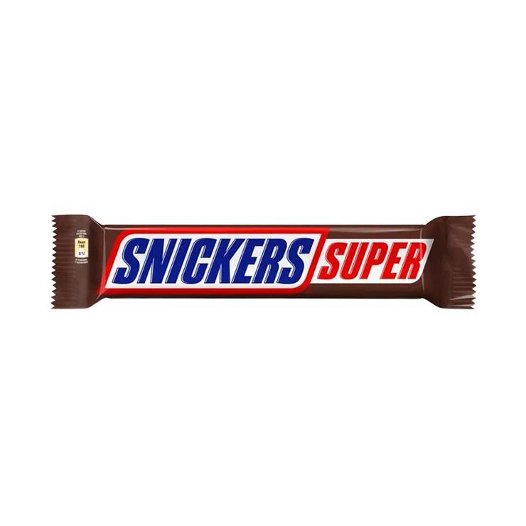 Батончик шоколадный Snickers Super 80 гр., флоу-пак