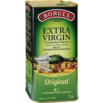 Масло оливковое Borges Extra Virgin Original нерафинированное, 1 л., ж/б
