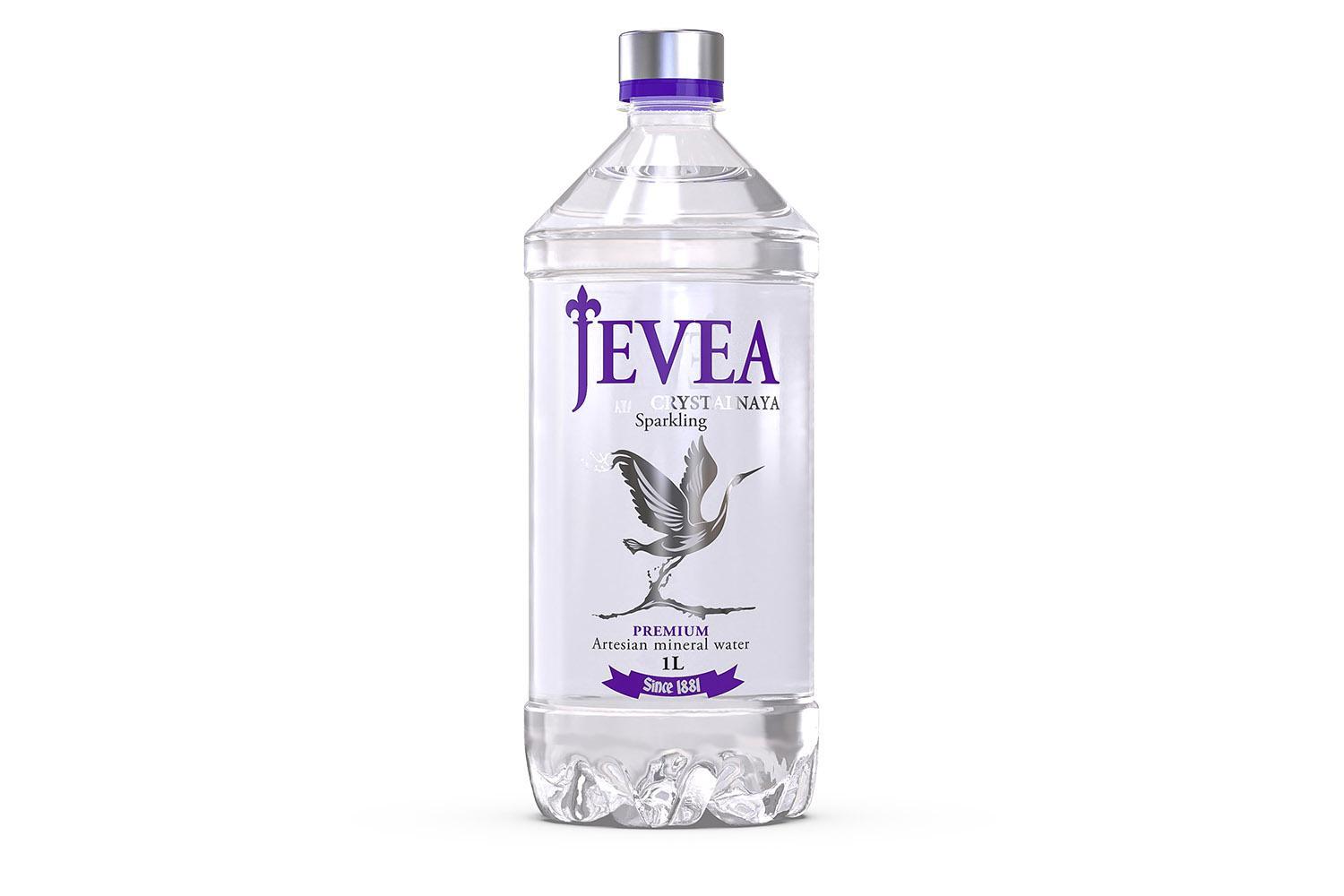Вода газированная Jevea Crystalnaya 1 л., ПЭТ
