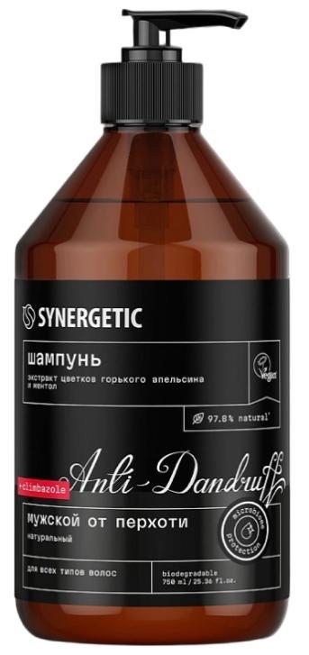 Шампунь Synergetic натуральный от перхоти мужской 750 мл., флакон