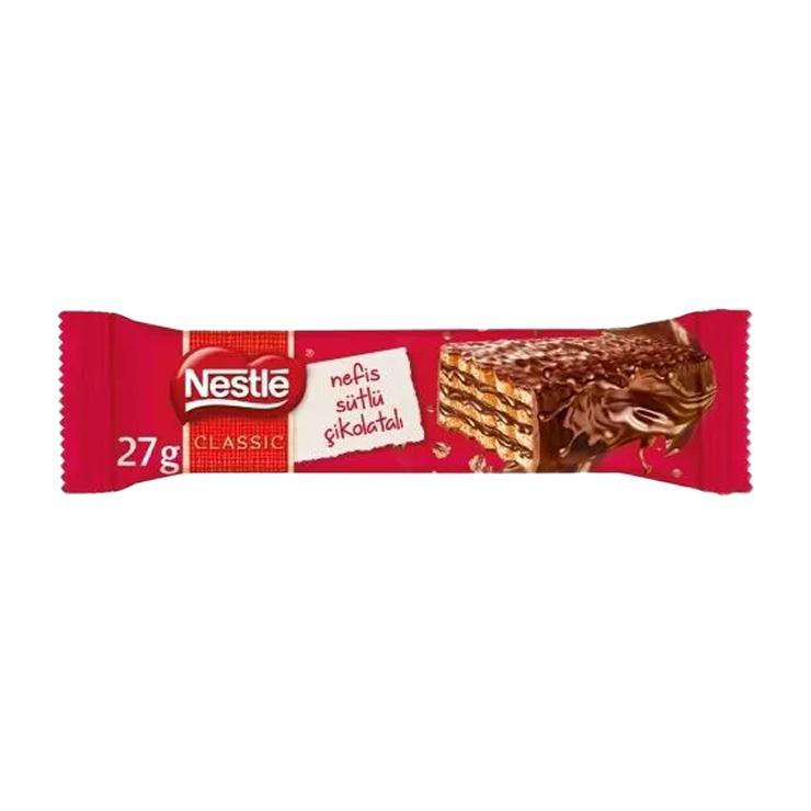 Батончик Nestle crispy wafer в молочном шоколаде 27 гр., флоу-пак