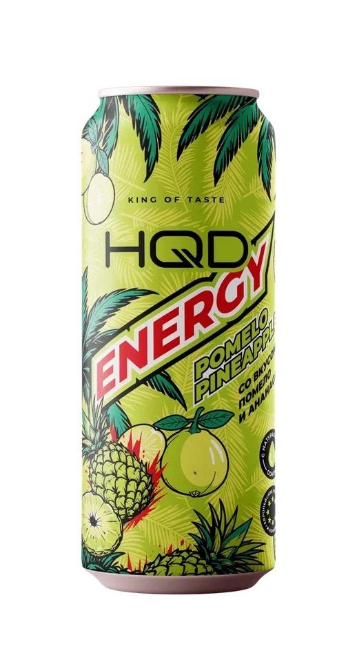 Энергетический напиток HQD Energy Pomelo Pineapple Помело-Ананас 450 мл., ж/б