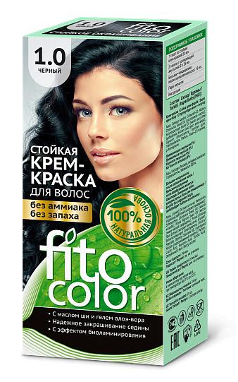 Крем-краска для волос Fito Косметик FitoColor, тон 1.0 Черный
