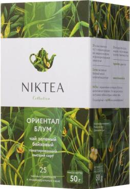 Чай зеленый Niktea Oriental Bloom 25 пакетов