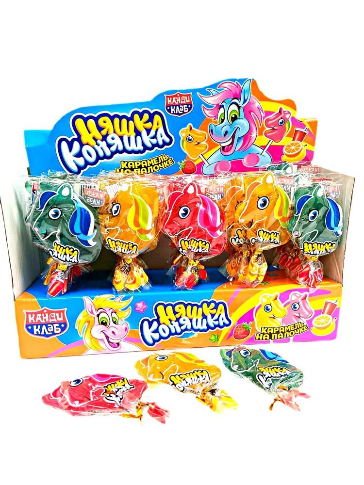 Карамель на палочке Канди Клаб Няшка Коняшка 15 гр., обертка