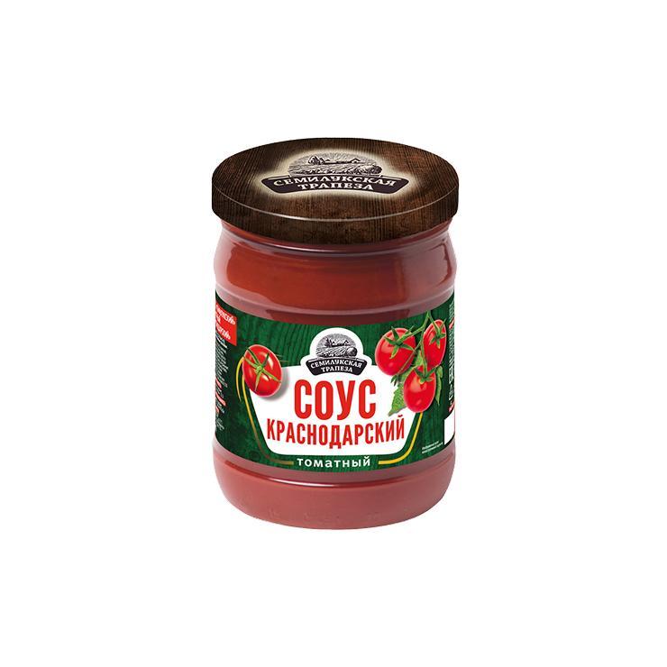 Соус Семилукская Трапеза томатный краснодарский 500 гр., стекло