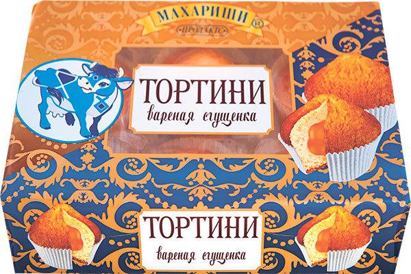 Кексы Maharishi Ayurveda Тортини с вареной сгущенкой 200 гр., флоу-пак