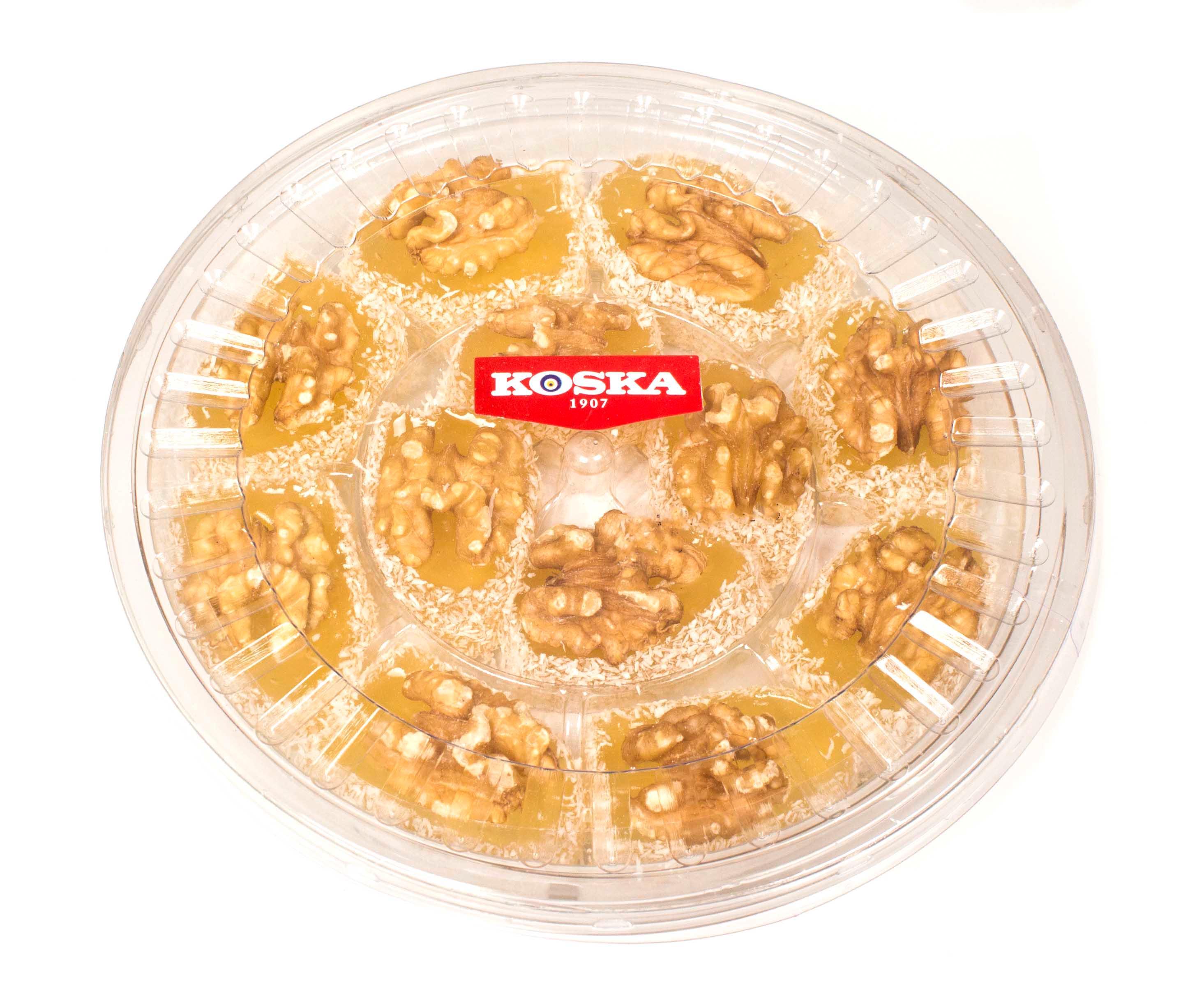 Рахат-лукум KOSKA Дворцовый с грецким орехом 300 гр., ПЭТ