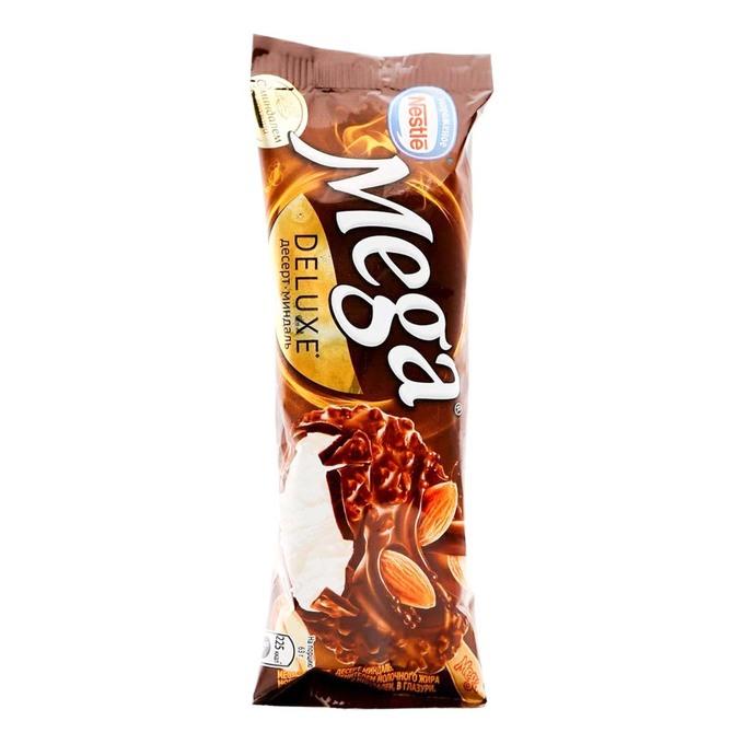Мороженое Nestle Deluxe Mega эскимо миндальный десерт 59 гр., флоу-пак
