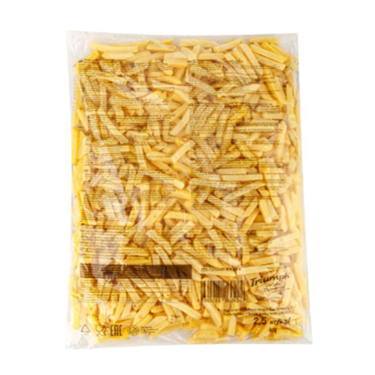 Картофель фри Triumph обжаренный 9х9 мм. Халяль 2,5 кг., флоу-пак