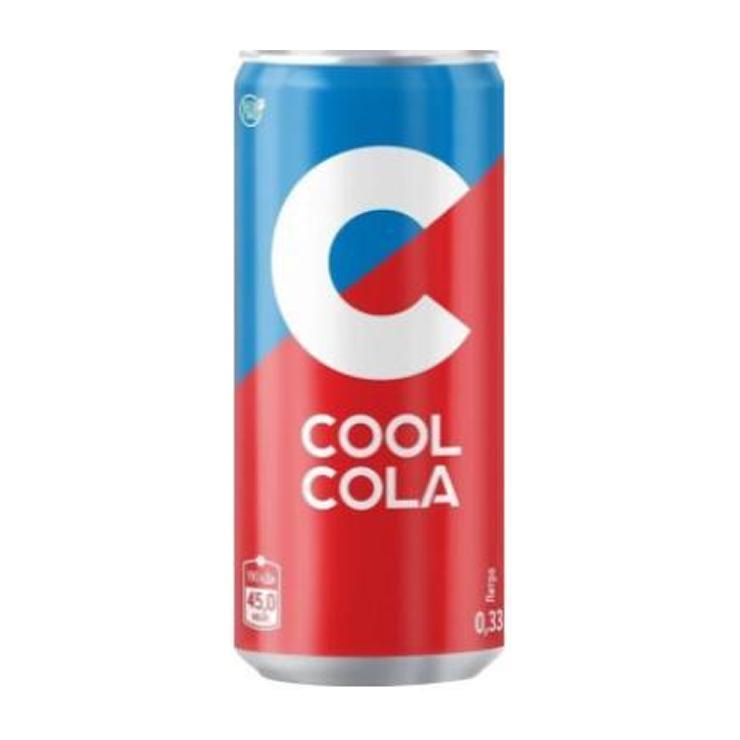 Напиток газированный Cool Cola 330 мл., ж/б