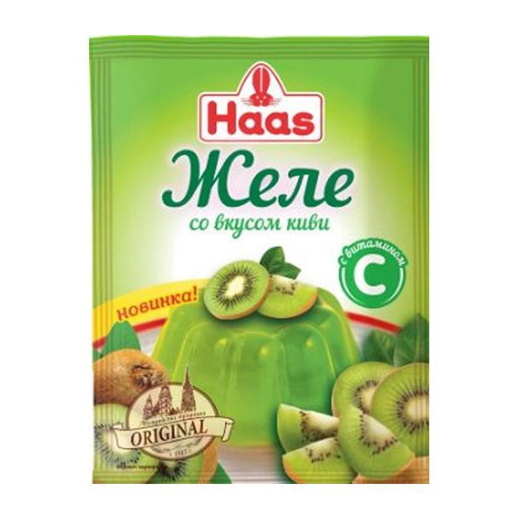 Желе Haas киви с витамином С 50 гр., саше