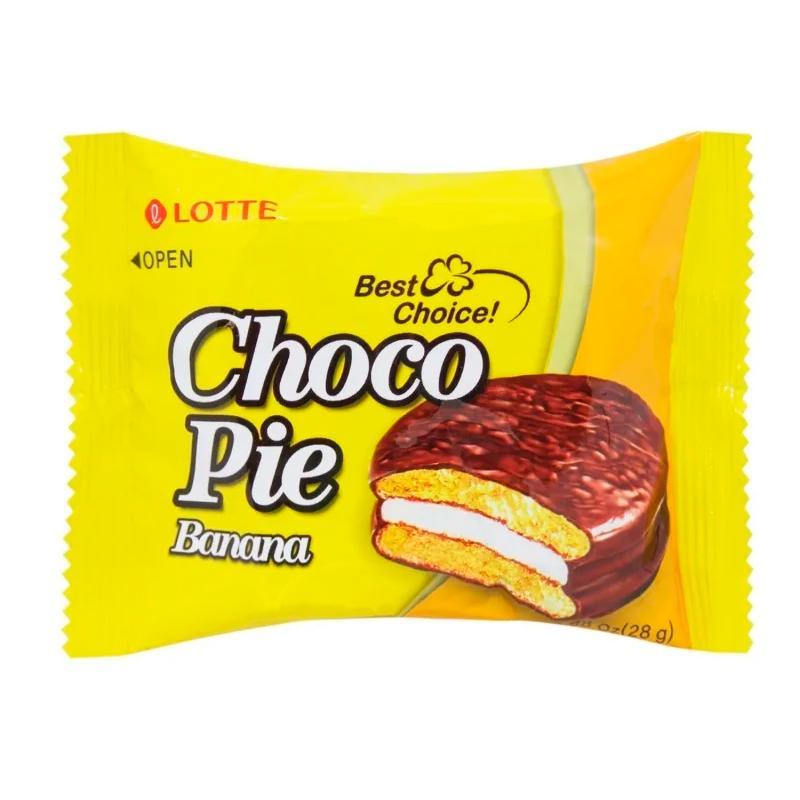 Пирожное Lotte Choco Pie Banana 28 гр., флоу-пак