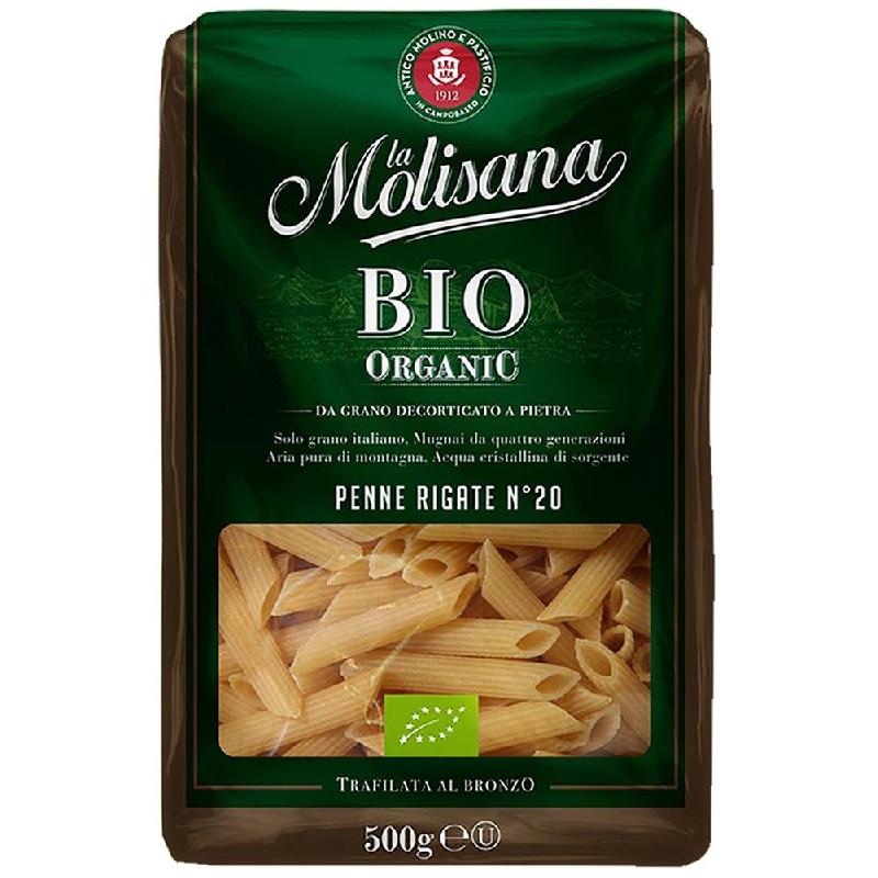 Макаронные изделия La Molisana №20 Penne Rigate BIO Перья рифленные 500 гр., флоу-пак