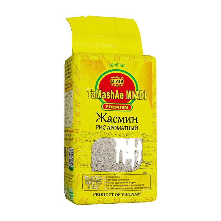 Рис Tamashae Miadi Premium Жасмин 1 кг., в/у