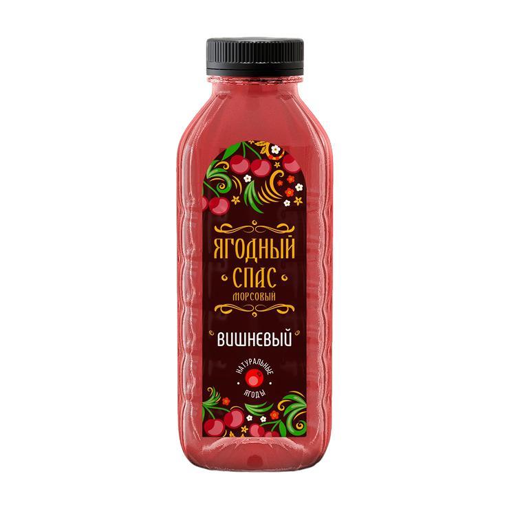 Морс Ягодный спас вишневый 500 мл., ПЭТ
