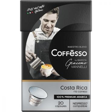 Кофе в капсулах Coffesso, Vannelli Silver Costa Rica для кофемашины Nespresso, 16 гр., картон