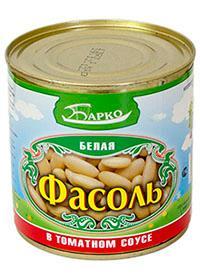Фасоль Фарсис белая в томатном соусе, 400 гр, ж/б
