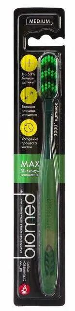 Зубная щетка Biomed Max Medium 1 шт., блистер