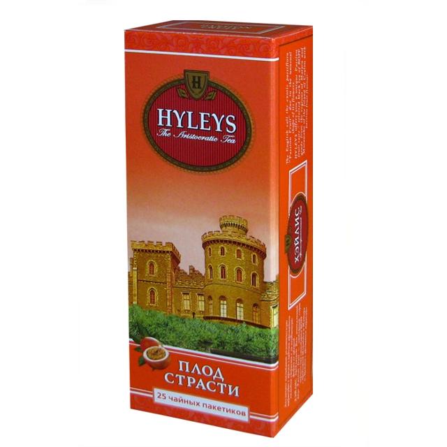 Чай Hyleys Плод страсти черный 25 пакетиков, 37, 5 гр. картон