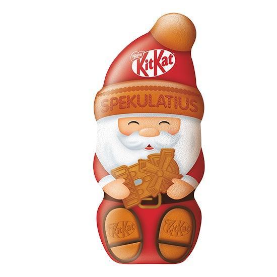 Фигурка шоколадная KitKat Weihnachtsmann Spekulatius Санта 85 гр., обертка