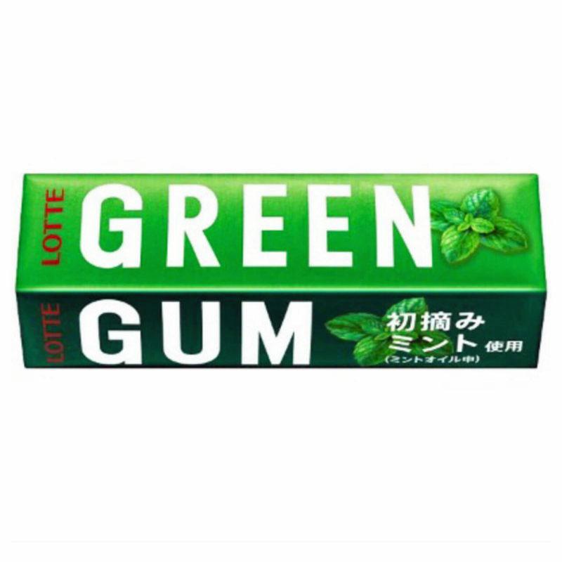 Жевательная резинка Lotte Green Gum 31 гр., обертка